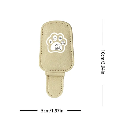 Beige cross-border bestseller sunglasses: Car Glasses Clip/Bill Clip