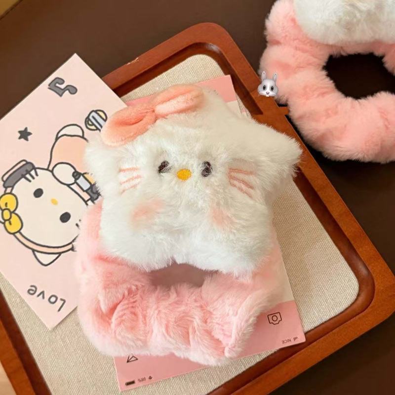 漫画人形ぬいぐるみレッサーパンダヘアピンサイドクリップ大型BBクリップヘアアクセサリーヘアピンメイクアップクリップぬいぐるみ|undefined
