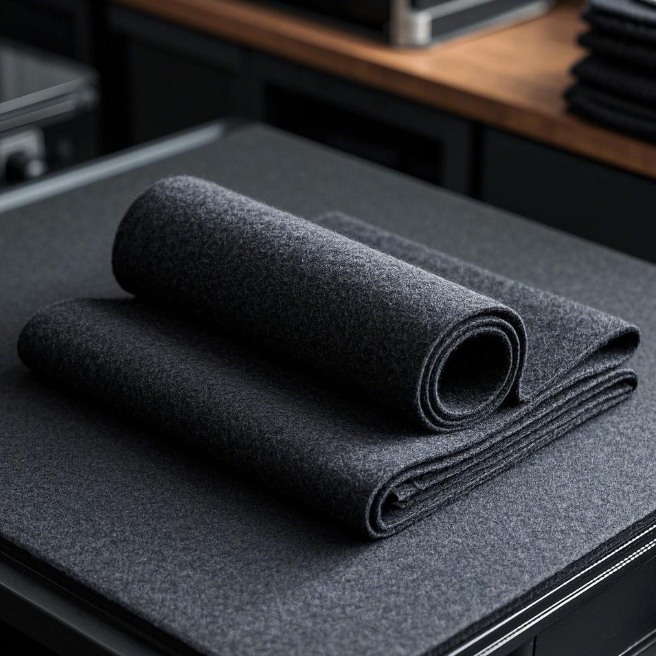 耐高温防火毯新能源汽车防火阻燃毛毡预氧丝毛毡隔热棉防火棉