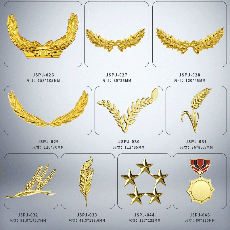 Металлические аксессуары трофеи медали надписи металлические пятиконечные звезды авторизованные карты присоединяются к агентской табличке чести спот оптом