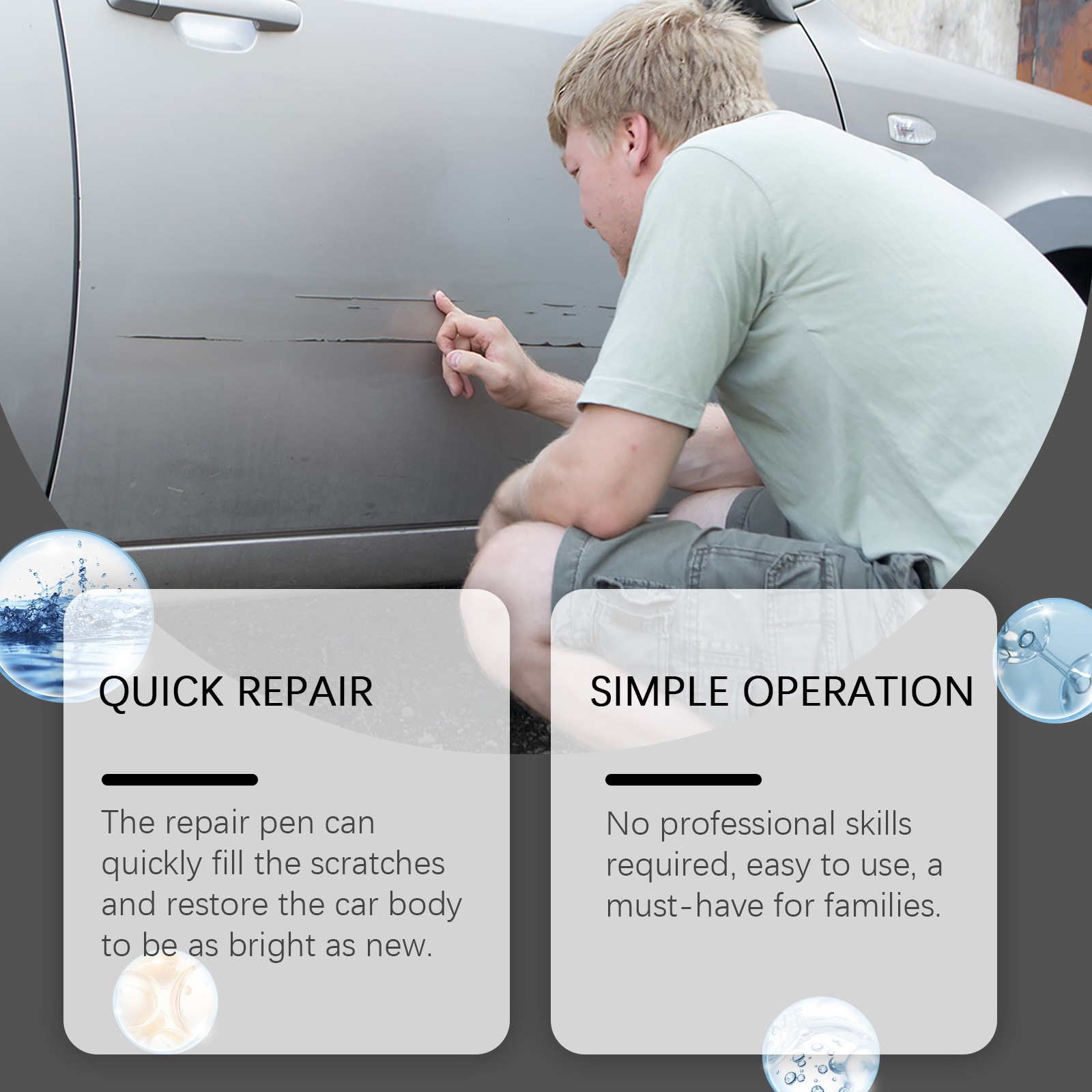 Rayhong Car Scratch Repair Pen Car Scratch Care Paint Scratch Removal and Repair Pen