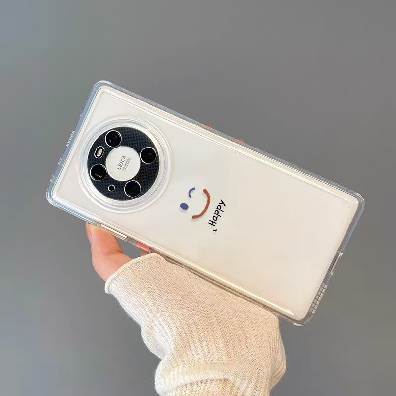 Smiley simple para Huawei mate60Pro funda para teléfono móvil P70 nuevo Honor 100pro/NOVA12/p40