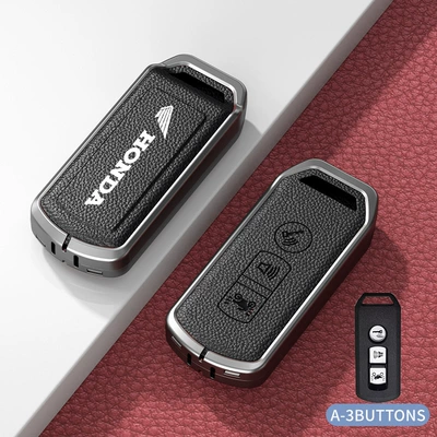 Key Cover Ns125La Foshan 350, Car key bag - standard-type-a-black-zinc-alloy-shell-single-shell