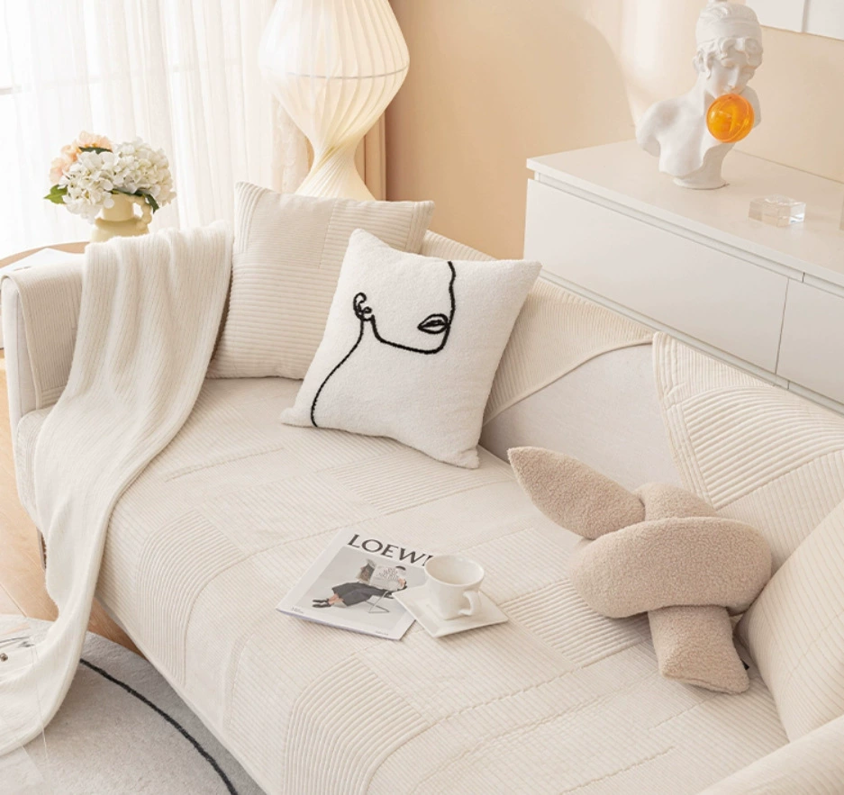 Plush sofa, non-slip winter pillow, increased thickness, new collection