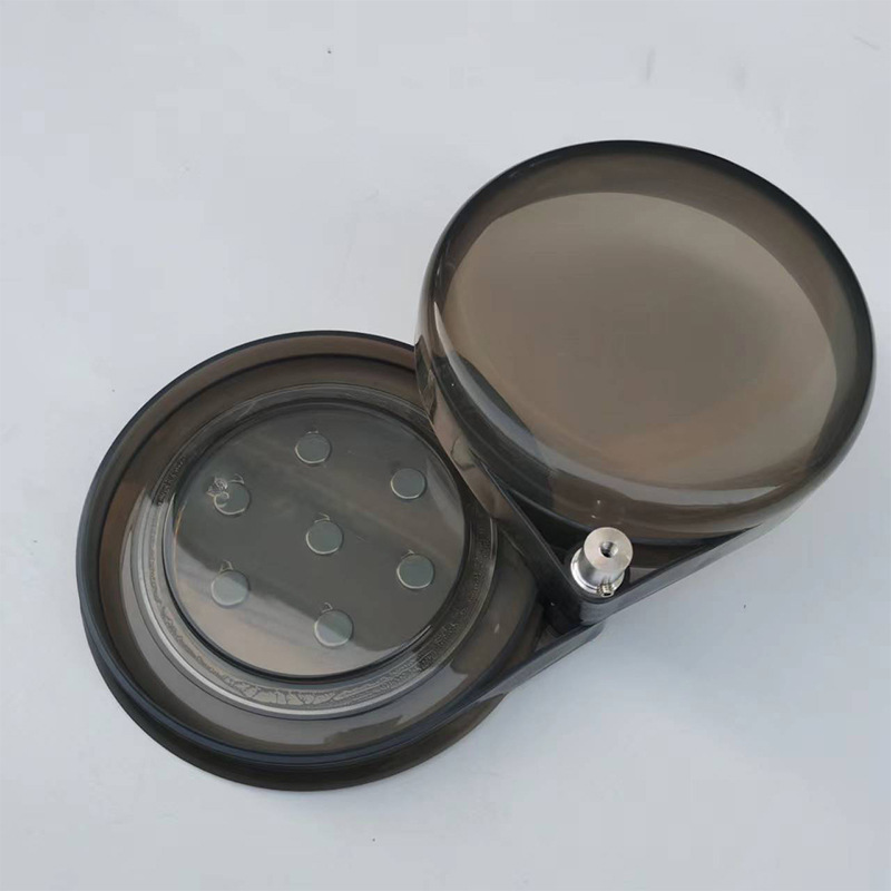 拉餌盤 全磁拉餌盤餌料盒 透灰色拉餌盤強磁 漁具批發