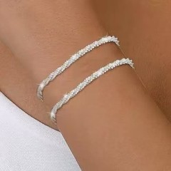 2025 新しい女性のゴールデンスタッキングブレスレットステンレス鋼多層チェーンセットニッチデザインパーソナライズされたジュエリー