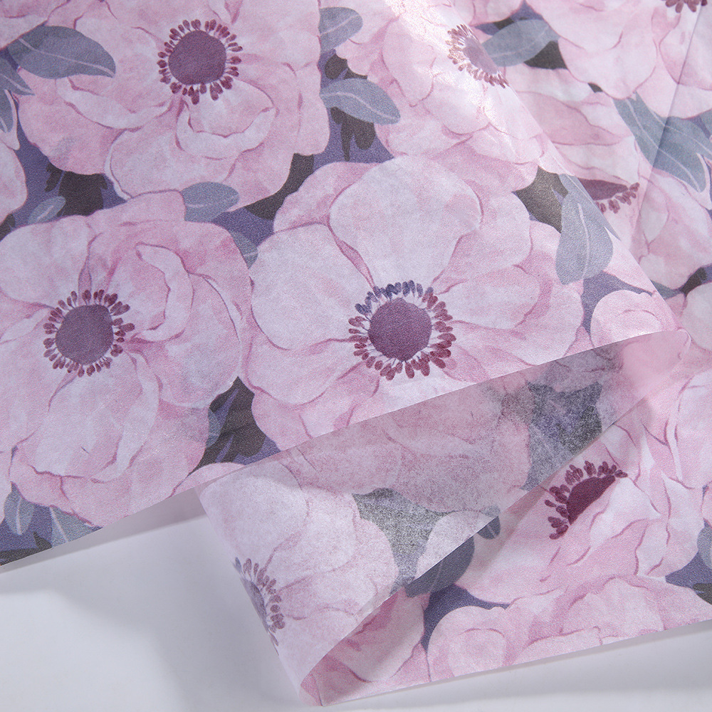Spot engrosamiento pequeño papel de Sydney floral viento ins papel de regalo impresión impresión papel de copia papel de seda de color