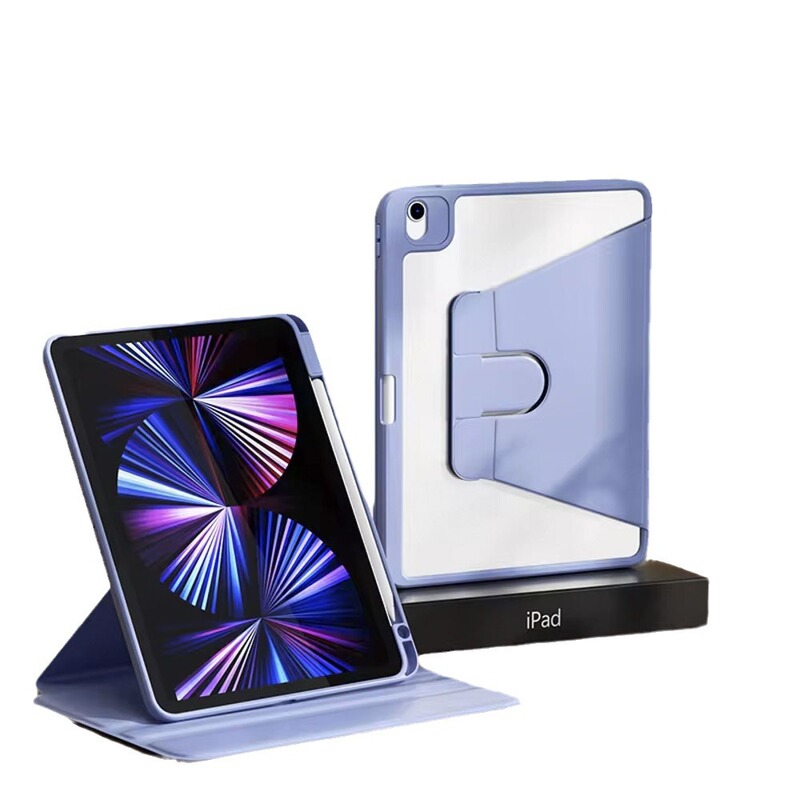 iPad Pro用保護ケース、Apple 360度回転保護カバー、多段階調整可能、ペンホルダー付き保護カバー|undefined