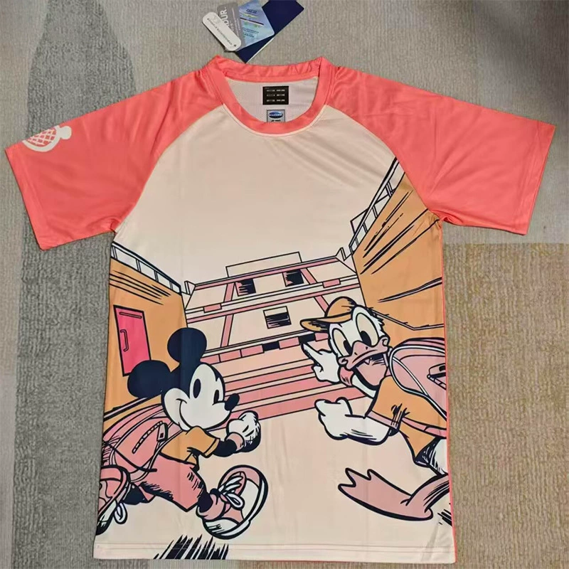 Hello Kitty, breathable quick dry uniform for badminton for training, with short sleeve