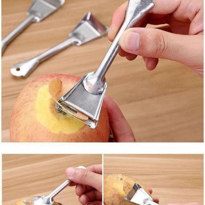 昔ながらのステンレス鉄かんな皮むきナイフ皮むき器小さな鉄ナイフジャガイモフルーツキッチン家庭用|undefined