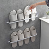 Slippers rack Shower Room Punch holes TOILET toilet Wall hanging Doorway Put the shoe rack Bathroom door shoes Shelf