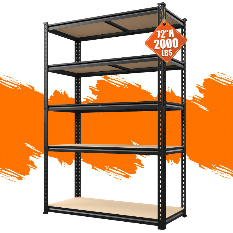 Tier Metal Storage Shelving Unit 72 Tall x 35 55 Wide x16