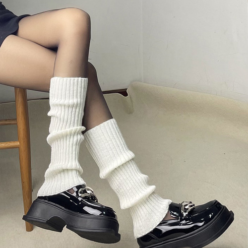 Duidui Socks Women's Autumn and Winter Socks Leg Covers Hot Girls Pure White Calf Socks Wholesale Stall Mid-Tube Socks Wholesale Price