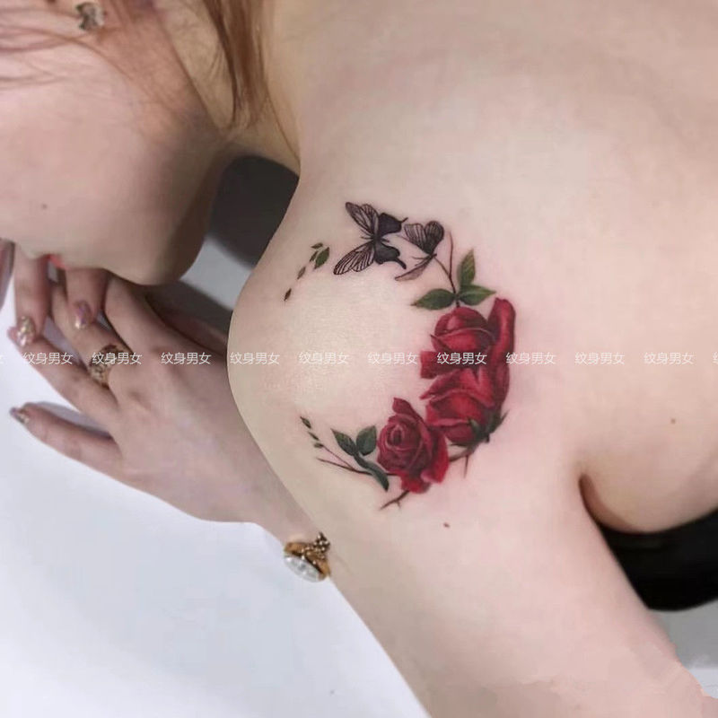 Butterfly Tattoo Stickers for Women, Waterproof, Personalized and Long-Lasting, Cute, Fresh, Sexy Collarbone, Shoulder and Arm Concealer Stickers Butterfly Tattoo Stickers for Women, Waterproof, Personalized and Long-Lasting, Cute, Fresh, Sexy Collarbone, Shoulder and Arm Concealer Stickers