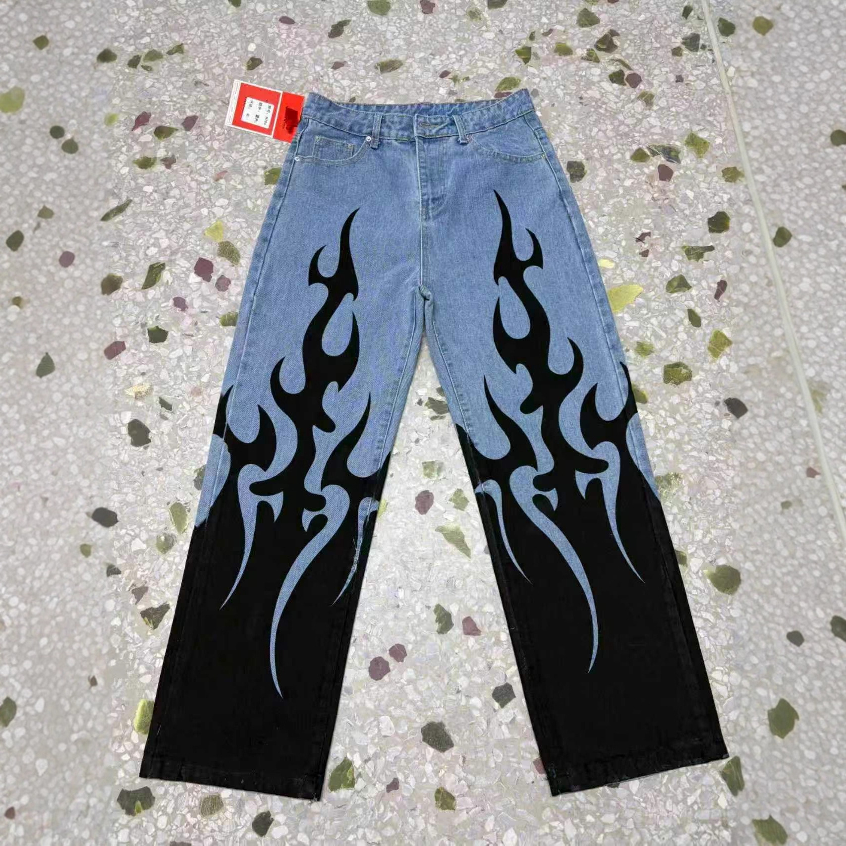 Men's Clothing Men's Jeans 2025 New Trendy American Washed Denim_mkmklike.com