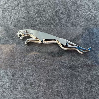 emblem car emblem – Car logo - standard-backmark-leopard-16cm-bright-silver