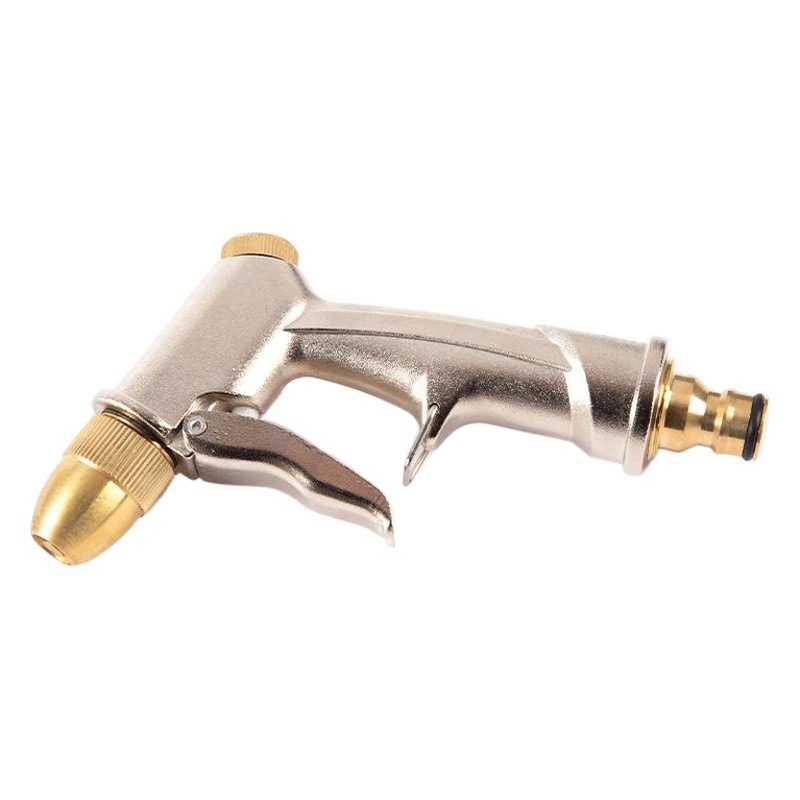 Fuente de fábrica coche lavado agua pistola tuhao oro pistola de agua pura bala pistola de agua de cobre pistola caliente Venta de metal agua