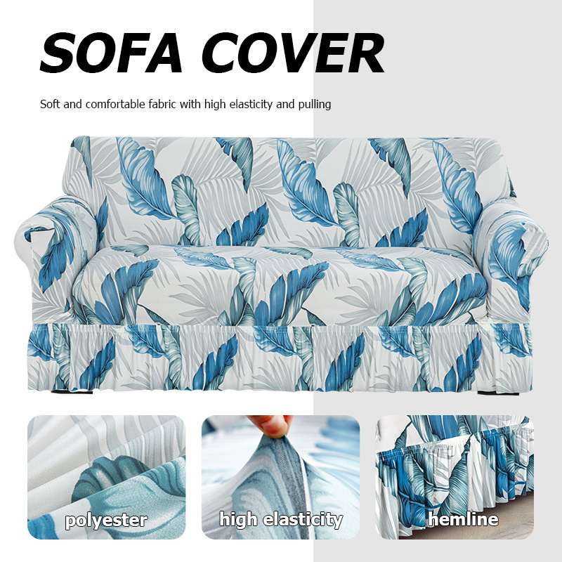 Sofa Cover All-inclusive Universal Cover Four Seasons Universal New Anti-cat Scratch Lazy One-piece Straight Sofa Protective Cover