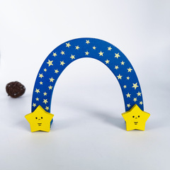 ZAKKA Japanese Tanabata Star Arches Valentine's Luck Weaver Cat Cowherd Cat Panda Craft Small Decorative Ornament