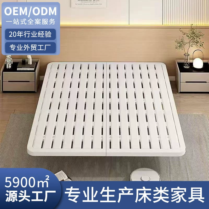 Современная простая двухъярусная кровать без прикроватного татами, односпальная железная кровать, каркас для общежития или арендной комнаты, рядная кровать.