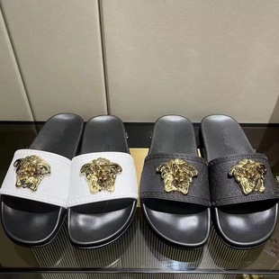 Non-Slip and Wear-Resistant Outdoor Soft-Soled Couple Sandals and Slippers for Women, Home Slippers for Men and Women, Indoor Beach Slippers, European and American Style