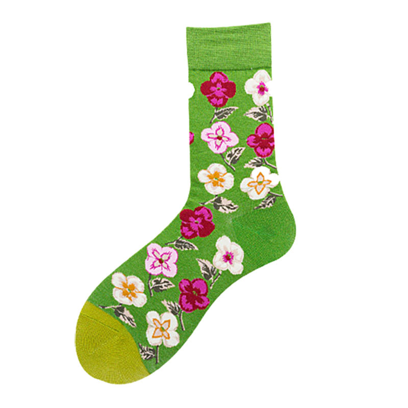 2023 fabricantes de calcetines de moda dibujos animados animal conejo perro gato comida serie frutas hombres y mujeres calcetines de algodón a mitad de la pantorrilla