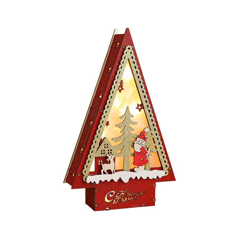 Decoración de Navidad Cottage Casa de Navidad Joyas de Navidad Decoración de árbol de Navidad Decoración de eventos Decoración