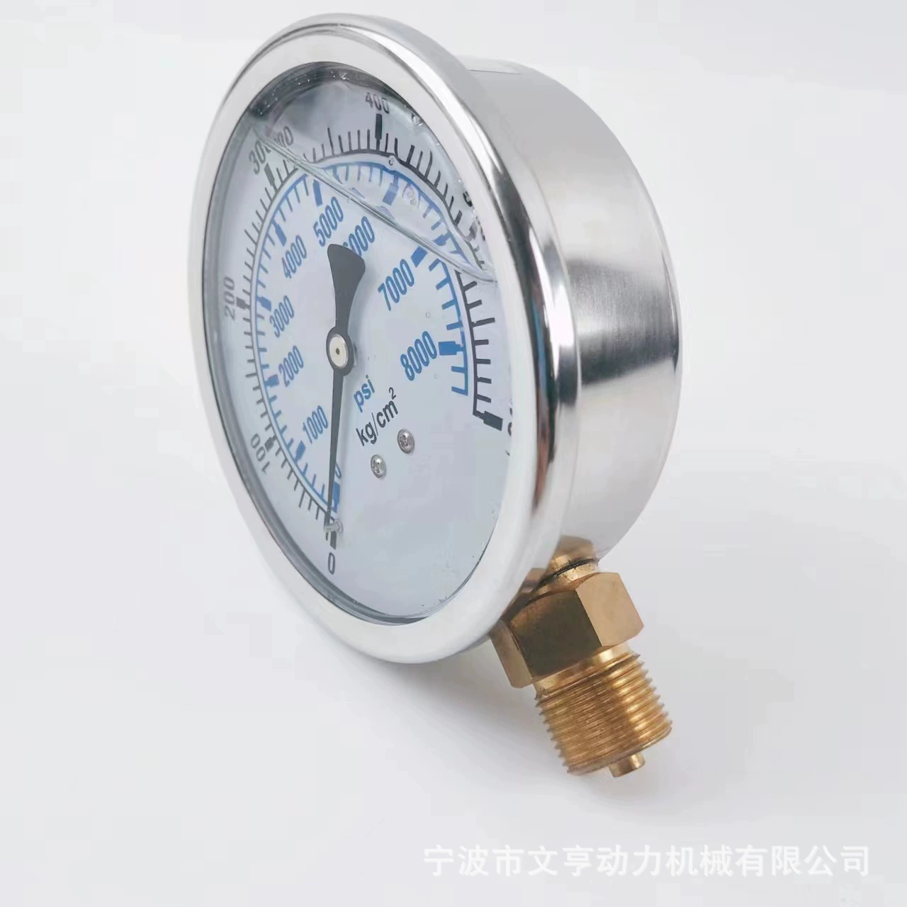 YN100 радиальный два тела яркие маслонаполненные ударопрочный манометр 1,6 класс Wenheng Мощность Завод прямых продаж