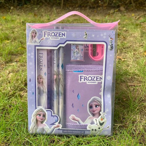 8006 Coin Purse Primary School Pencil Stationery Set Gift Box Cartoon School Supplies Student Day Gift Wholesale