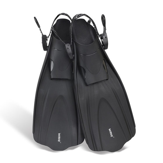 wave cross-border explosion flippers professional snorkeling equipment swimming frog shoes adult adjustable flippers diving flippers