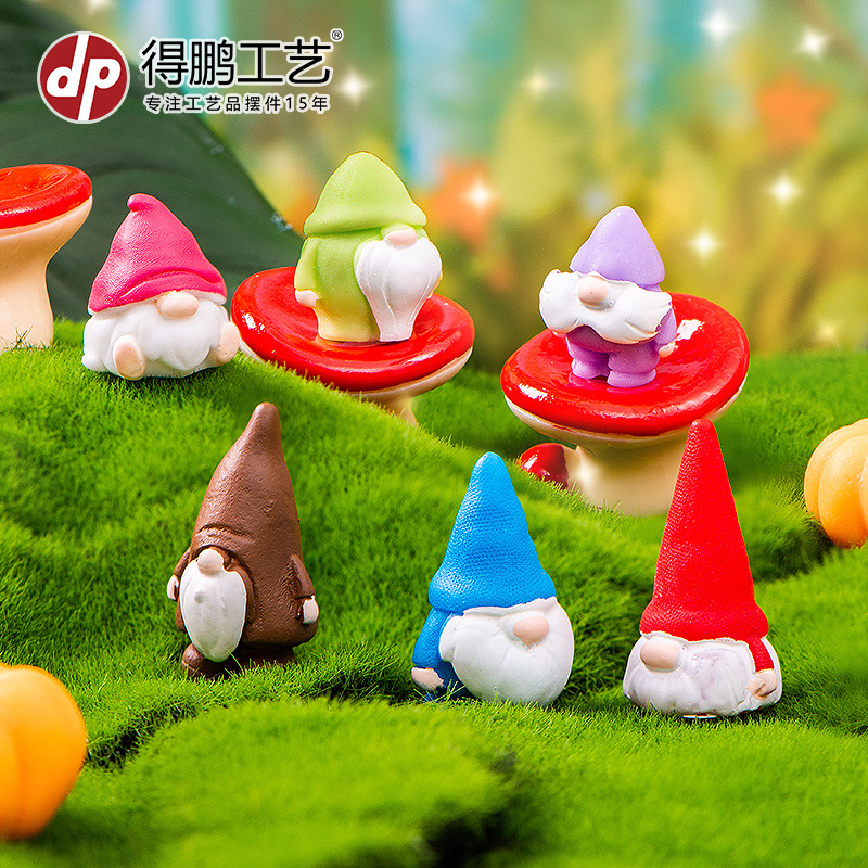 New export micro landscape creative cute Easter garden elf gnome desktop DIY decor ornament