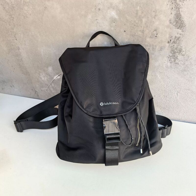 露家新作10L巾着型バックパック、ドローストリング付き水筒バッグ、女性用カジュアルバッグ、スクールバッグ|undefined