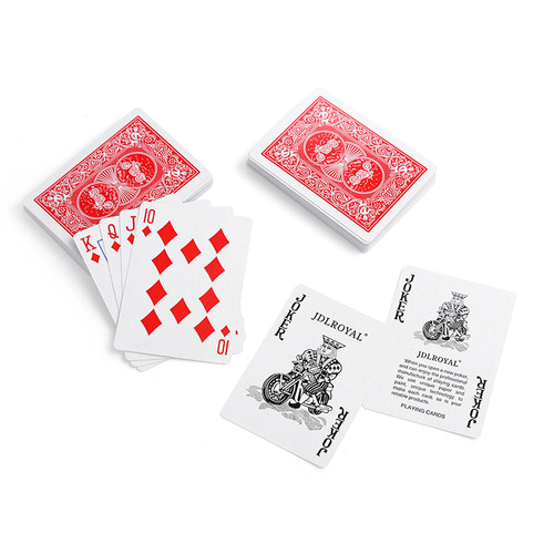 扑克牌 JDLROYAL8808厂家直销跨境外贸优质纸牌朴克牌批发棋牌室