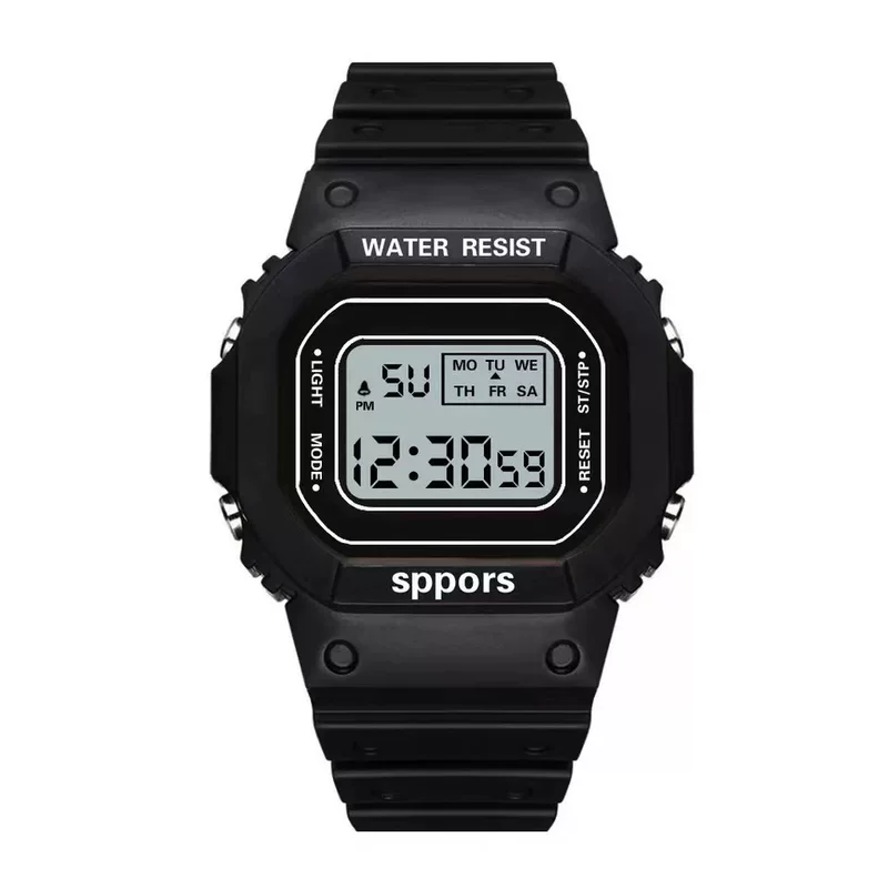 Waterproof fashionable electronic digital watch
