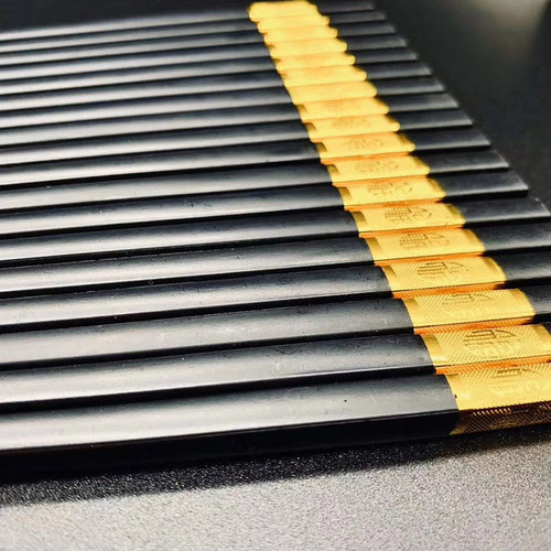 Alloy chopsticks 10 pairs high-end alloy chopsticks for hotel use, high-end alloy chopsticks, high-temperature resistant, non-slip, anti-mildew, high-end chopsticks