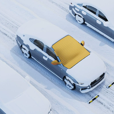 windshield window thickened snow half – Car snow shield