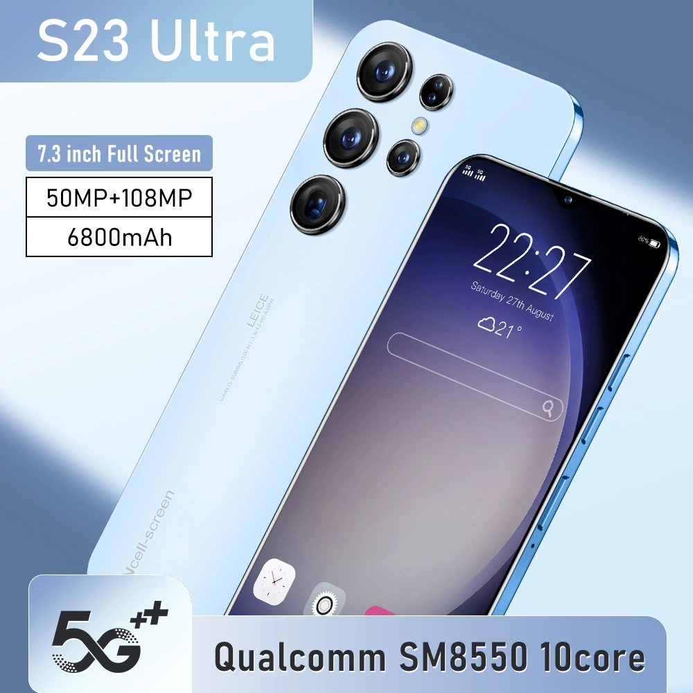 (Граница торговли) мобильный телефон, S23, смартфон, 4G, Android, широкий экран