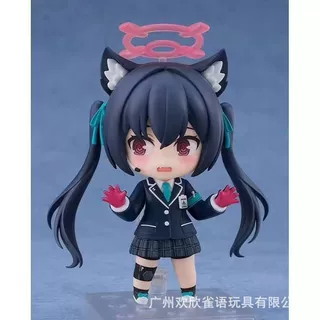 粘土人 2596碧蓝 蔚蓝档案 Q版黑见芹香 潮玩跨境小手办