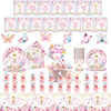 Spot Butterfly Butterfly Birthday Party Products Paper Paper Cup Disposable Table Baba Cake Account