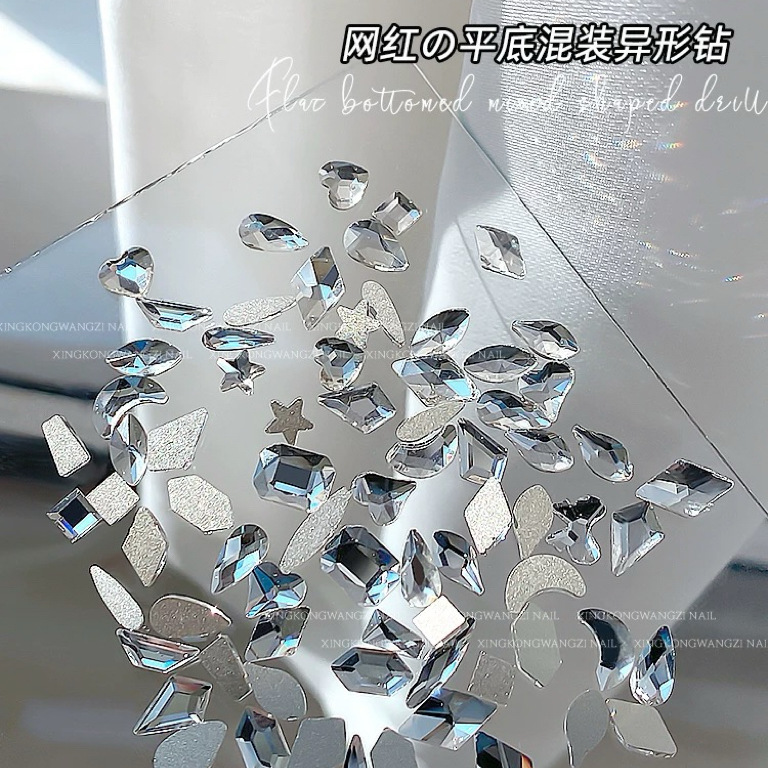 평평한 바닥 특수형 다이아몬드 혼합 화이트 [중대형]