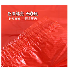9WOR紅色垃圾袋家用手提式加厚袋子小號膠袋方便袋大號水果賣菜塑