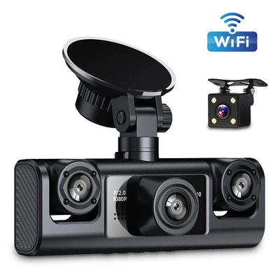 New cross-border four-lens dashcam Driving recorder - 4wifi-recording-version