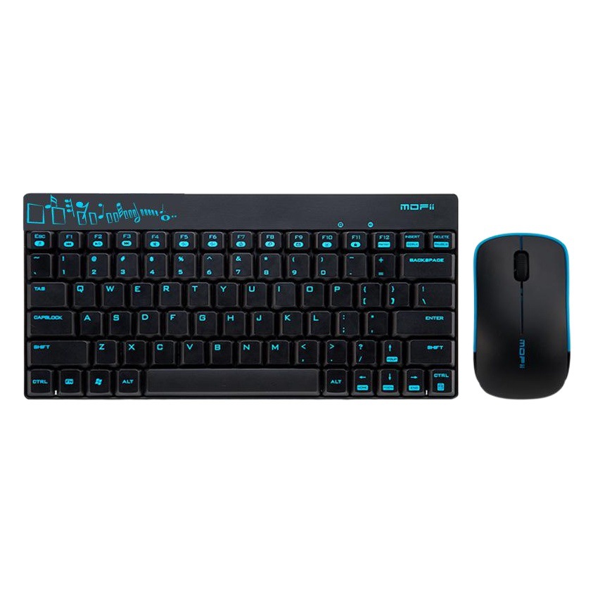 MOFII Ferris mano X210 computadora Mini teclado inalámbrico ratón portátil Oficina mudo portátil mini llave