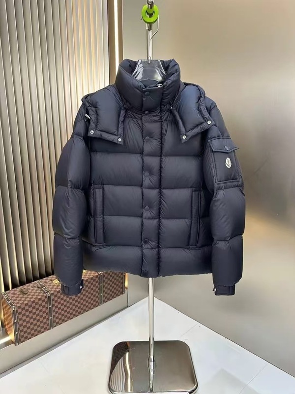 Mengjia ヨーロッパサイズ既製冬の新スタイル男性と女性のハイバージョンマット厚みのあるジッパーダウンジャケットダックダウンジャケット|undefined