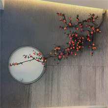 天花板干支树景观石榴龙枣餐厅造型绿植壁挂悬挂造景仿真假石榴树