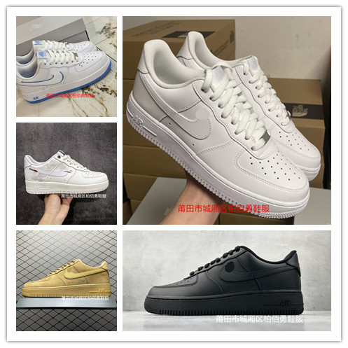 Original Putian Air Force 1 Af1 Low Pure White Ts Air Force 1 Collaboration Unisex Sports Casual Sneakers