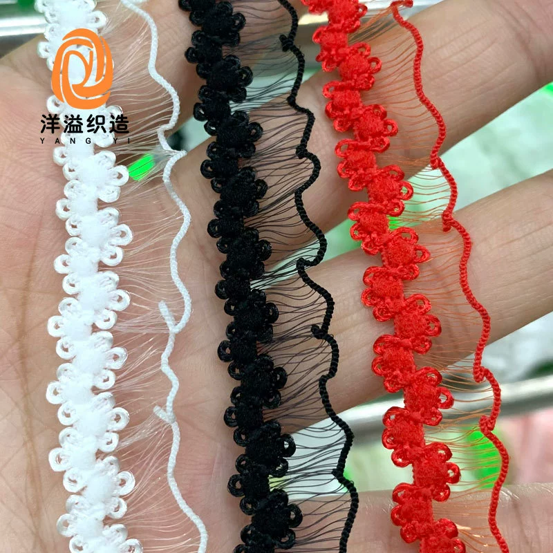 Однорядная эластичная лента из рыбьего шелка, прозрачная шелковая резинка с рыбой, сделай сам, корона русалки, цветок, кружевные аксессуары