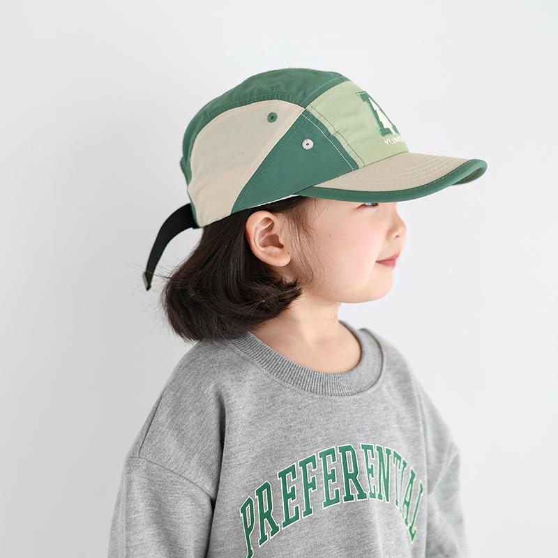 letras de moda coreana para niños primavera y verano sombrero de lengua de pato para bebés de sexo masculino y femenino sombrero de béisbol de sombrero de sombra universal