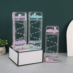New Cartoon Liquid Hourglass Oil Drop Decorative Oil Leak Transparent Acrylic Oil Reducing Pressure Crafts Creative Gift 