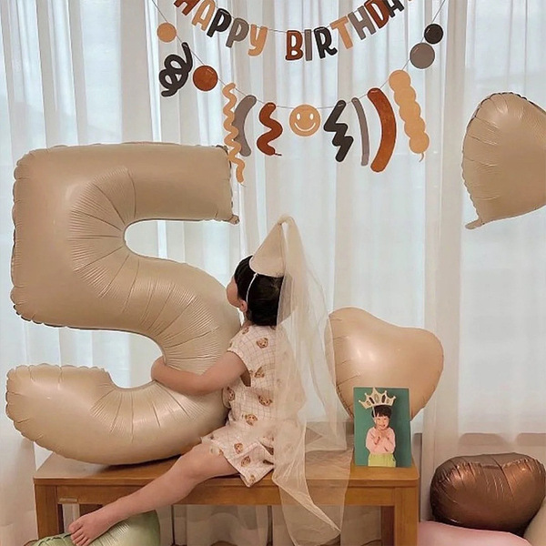 Brand creamy digital solid color children's atmospheric balloon